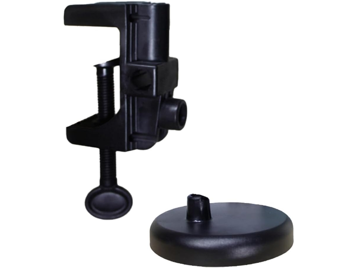 Suporte Universal Para Luminária De Mesa Com Base Redonda Giratória E