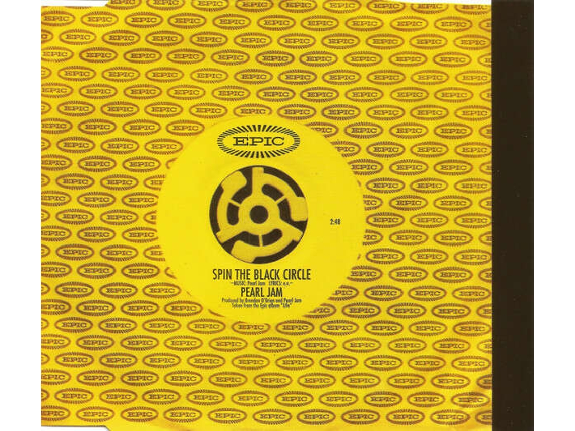 Conjunto de 1 Cd Single Pearl Jam EPIC em condição Nova
