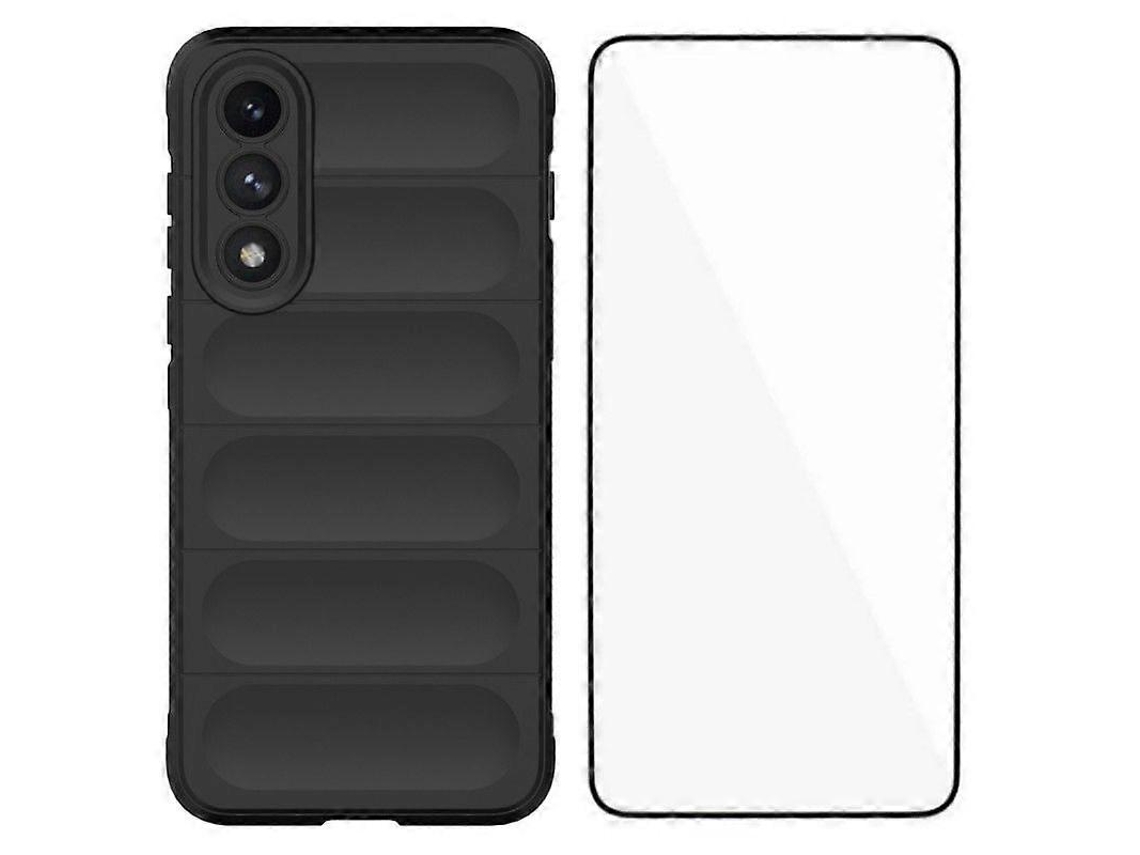 Capa De Tpu Antiderrapante Para Oneplus Nord 5 5g Com Película De Vidro Temperado