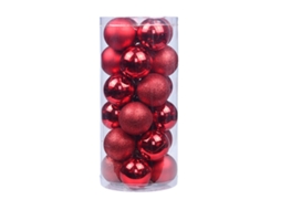 KOFIHETY Bolas De Natal 24 Unidades, Enfeites Indestrutíveis Para Árvore De Natal, Decoração De Festa E Casamento, 40mm