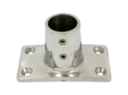 Base Rectangular 90º Prateado 22 Mmgoldenship