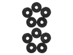 Conjunto De 10 Discos De Lixa De Freio De Esmeril Preto