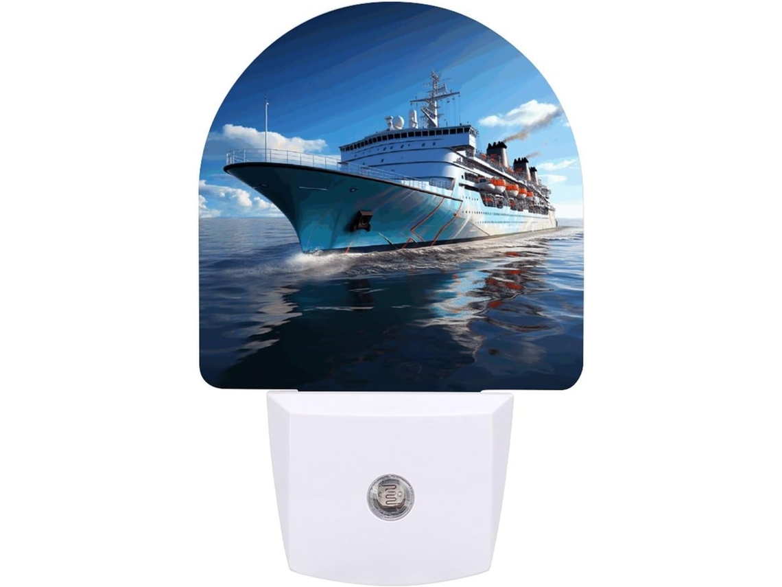 Luminária De Parede Quarto, Banheiro, Corredor, À Noite, Com Sensor De Luz Led, Ideal Uso Em Balsas Oceânicas