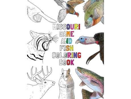 Livro Missouri Game And Fish Coloring Book De Cory Harper (inglês)