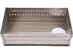Suporte de Aço Inoxidável para Pedra de Sauna Cesto Portátil Versátil para Queimar Carvão. SFUSHOS