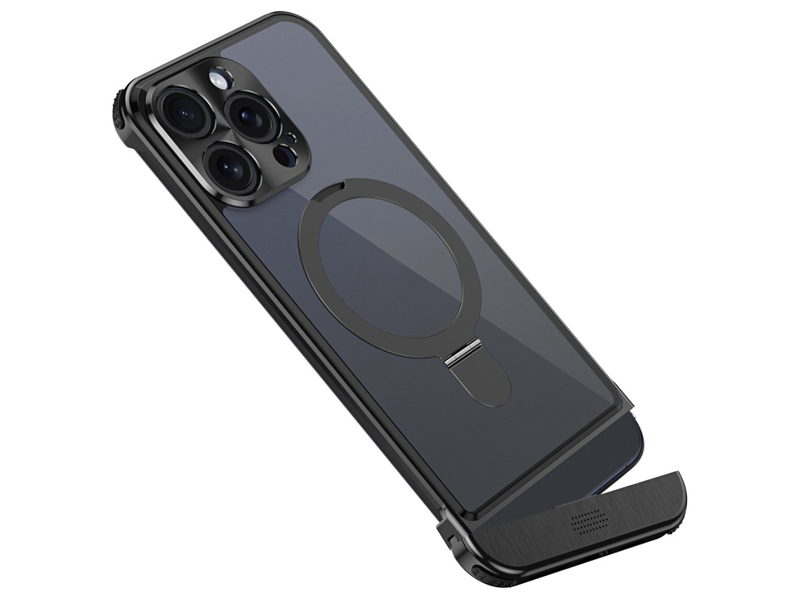 Suporte Casa Para Iphone 14 Pro Max Magnética Preto