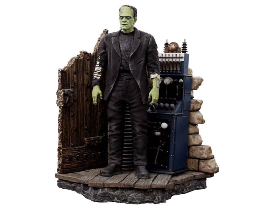 Figura Iron Studios MONSTROS UNIVERSAIS Frankenstein Deluxe Estátua em Escala 1:10