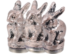 Conjunto De 3 Dobradiças Magnéticas De Resina Com Estampa De Animais Para Decoração De Interiores.