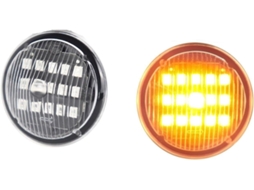 Piscas De Led 2 Peças Para Fiat Punto 188 1999-2012e Doblo 2001-2005 Âmbar Dinâmicos, Luzes De Posição Laterais E Piscas