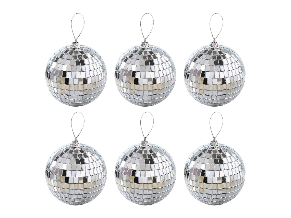 Conjunto de 12 mini bolas de discoteca para festa em plástico marrom BRILVIBERA