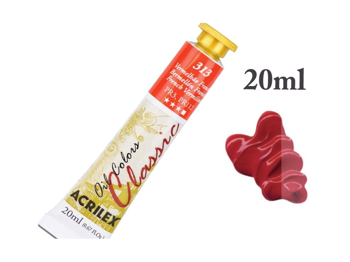 Oil Colors Classic 20ml Vermelhao Frances 14123313 Acrilex