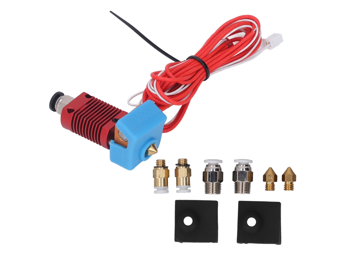 Kit De Bocal Quente Extruder Para Impressora 3d Ender 3 - Acessório De Upgrade Montado Com Tubo Ptfe