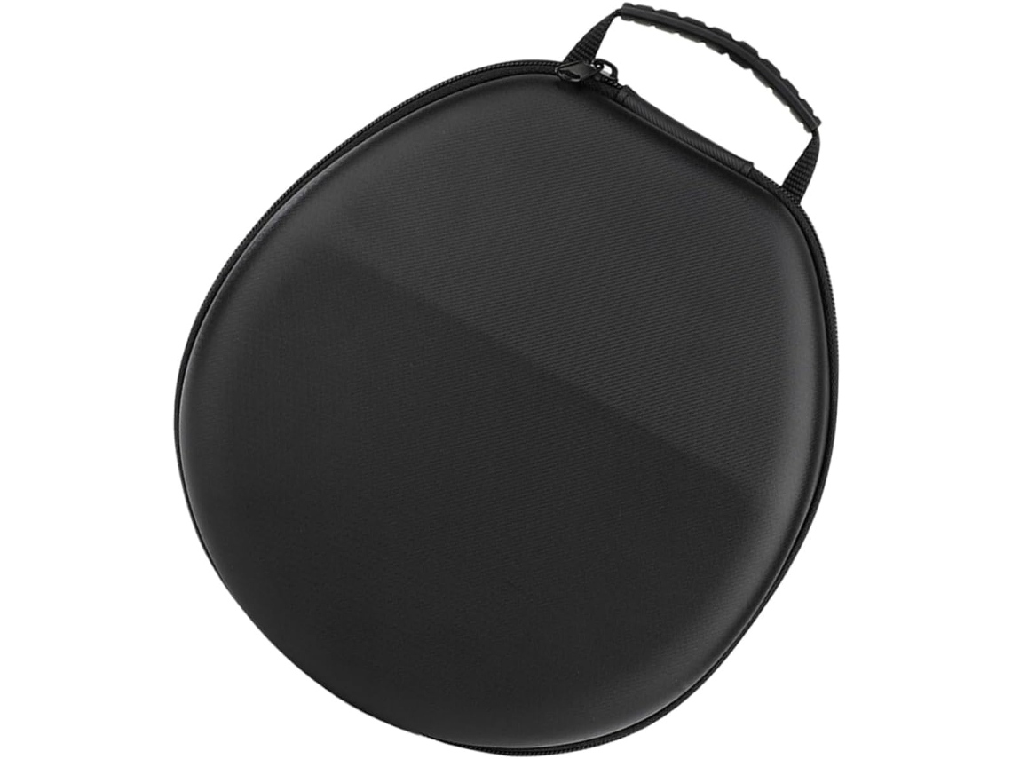 Estojo para Fones de Ouvido em Couro Pu Preto Leve, Bolsa de Armazenamento Multifuncional. SFUSHOS