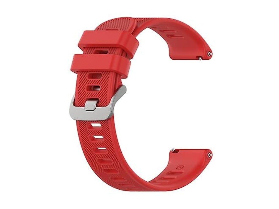 Lurelia Pulseira De Silicone Red Twill, Compatível Com Garmin Forerunner 158/ 55