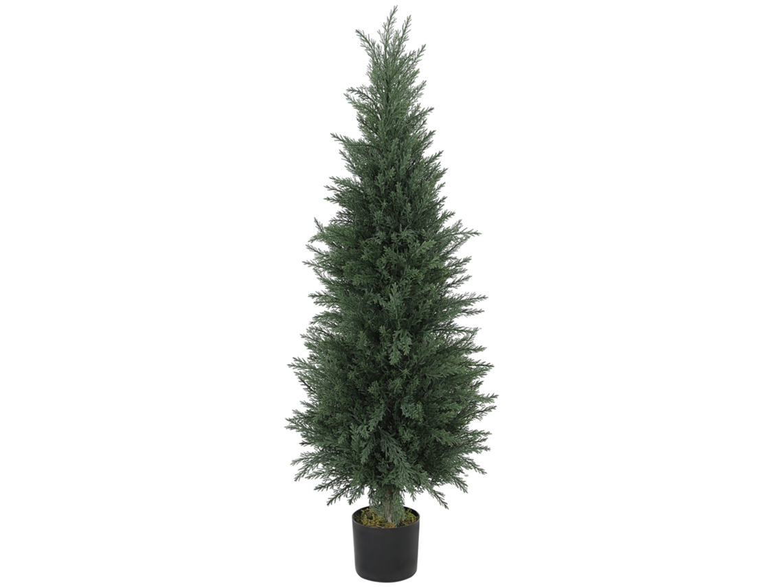 Planta Artificial, Com Resistente Aos Raios Uv, Maconha E 638 Folhas Plásticas, De Cipreste, Verde