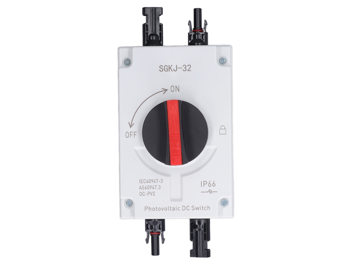 Laxiscreed Isolador Fotovoltaico Dc À Prova D'água Com Conector Y2 Para Sistemas Solares