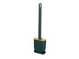 Escova Sanitária cromada AQUAFORGE com suporte de vidro fosco