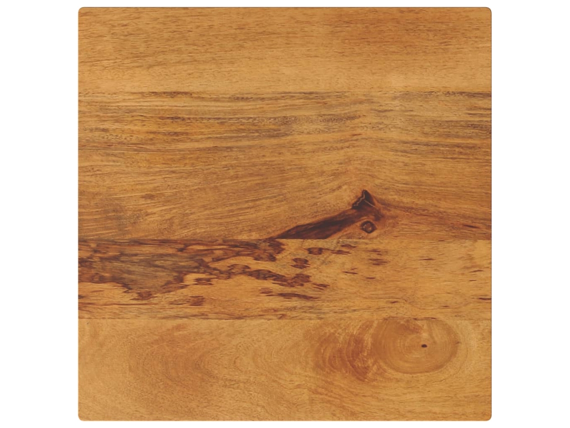 Vidaxl Tampo De Mesa Quadrado 40x40x2,5 Cm Mangueira Maciça