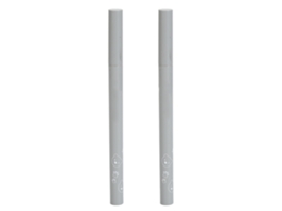 2pcs Lápiz De Pestañas Inferior Negro De Doble Punta Ultra Delgado Líneas Finas Secado Rápido Pluma De Pestañas