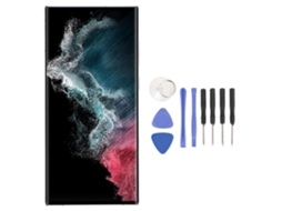 Tela OLED EOOCOO para Galaxy S22 Ultra, com Moldura e Kit de Reparo, 6.7 Polegadas