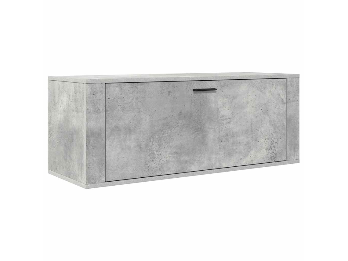 Wall Shoe Cabinet, Wall Shoe Cabinets Vidaxl Cinzeto Madeira Processada (n/a)