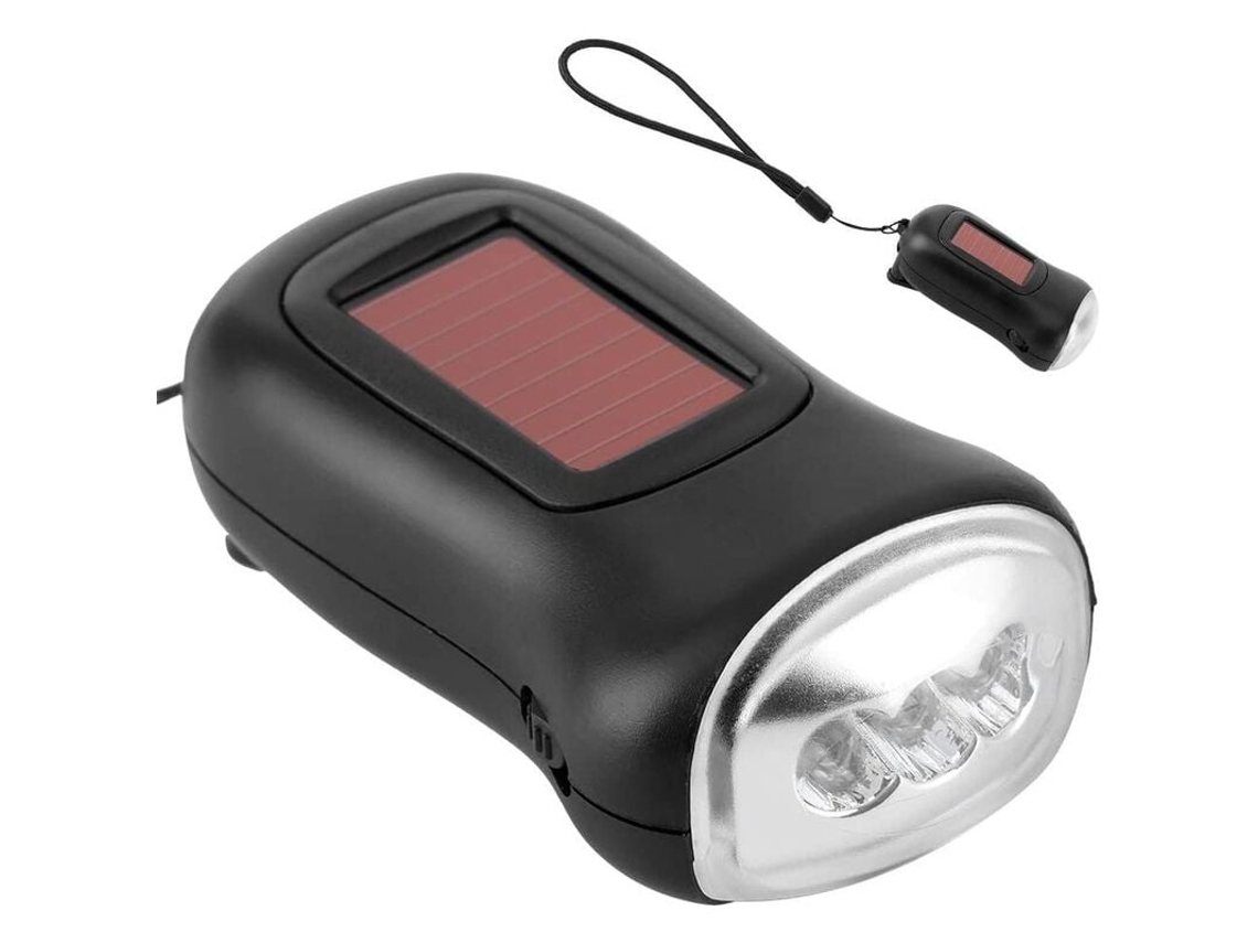 Lurelia Lanterna Solar Led Solar E Manivela, Para Campismo E Jardim