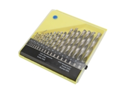 Conjunto De Brocas De Aço Rápido Laxiscreed, 19 Peças Com Tamanhos De 1 A 10 Mm Para Trabalhos Precisos
