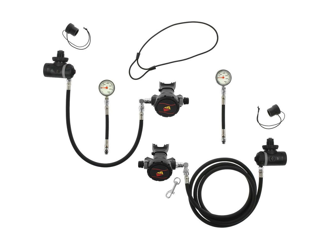 Kit Regulador Xt1/Xt2 Sidemount Rl Din Bar Pretodive Rite