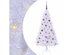 Conjunto 1 Decoração De Natal Vidaxl Branco Pvc (150 Cm)