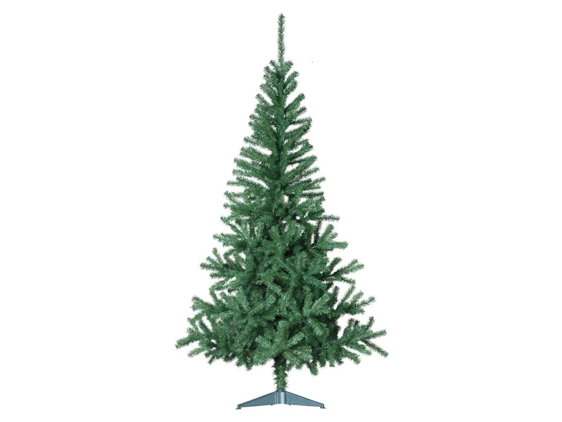 Enfeite de Natal TIENDA EURASIA Essencial Clássico Pontas Plástico Verde (150 cm)