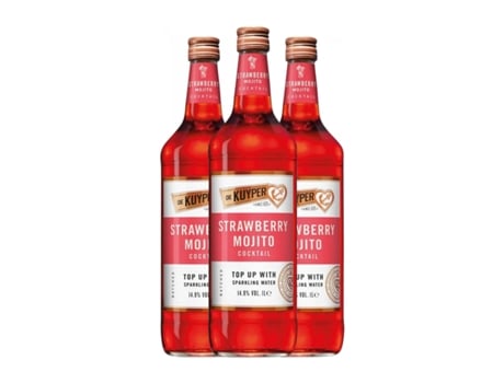 Licores DE KUYPER Strawberry Mojito Cocktail (1 L - 3 Unidades)
