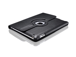 Capa Protetora Giratória Para Ipad Air 6, Pro 11 De 9,7 Polegadas Com Estampa Lichia E Design Preto. Tuotuo