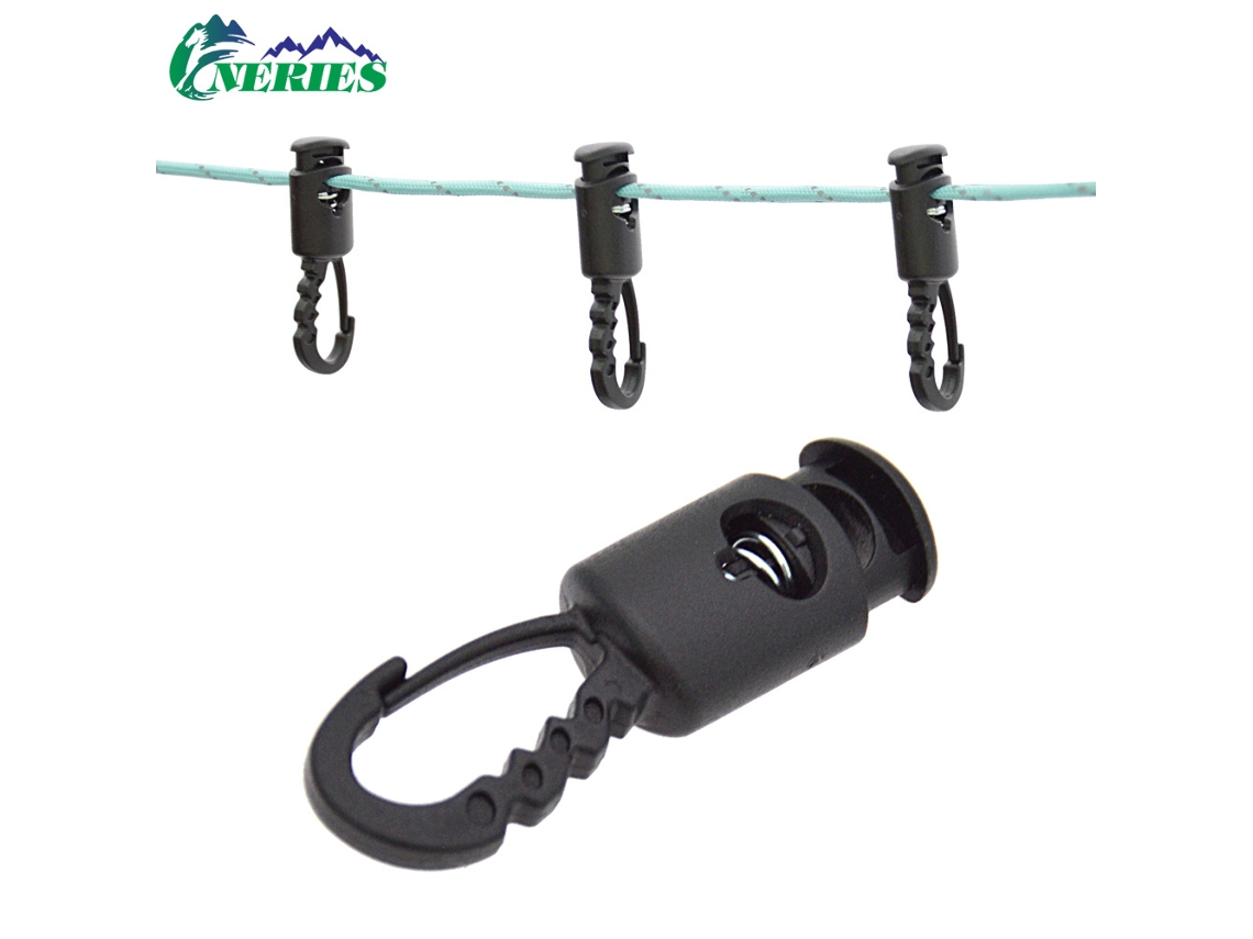 Conjunto de 3 Ganchos Mola para Corda À Prova Vento, Ideais Camping Ao Ar Livre. Posicionam se em Varais e São Resistentes Vento Antiderrapa AQUAFORGE