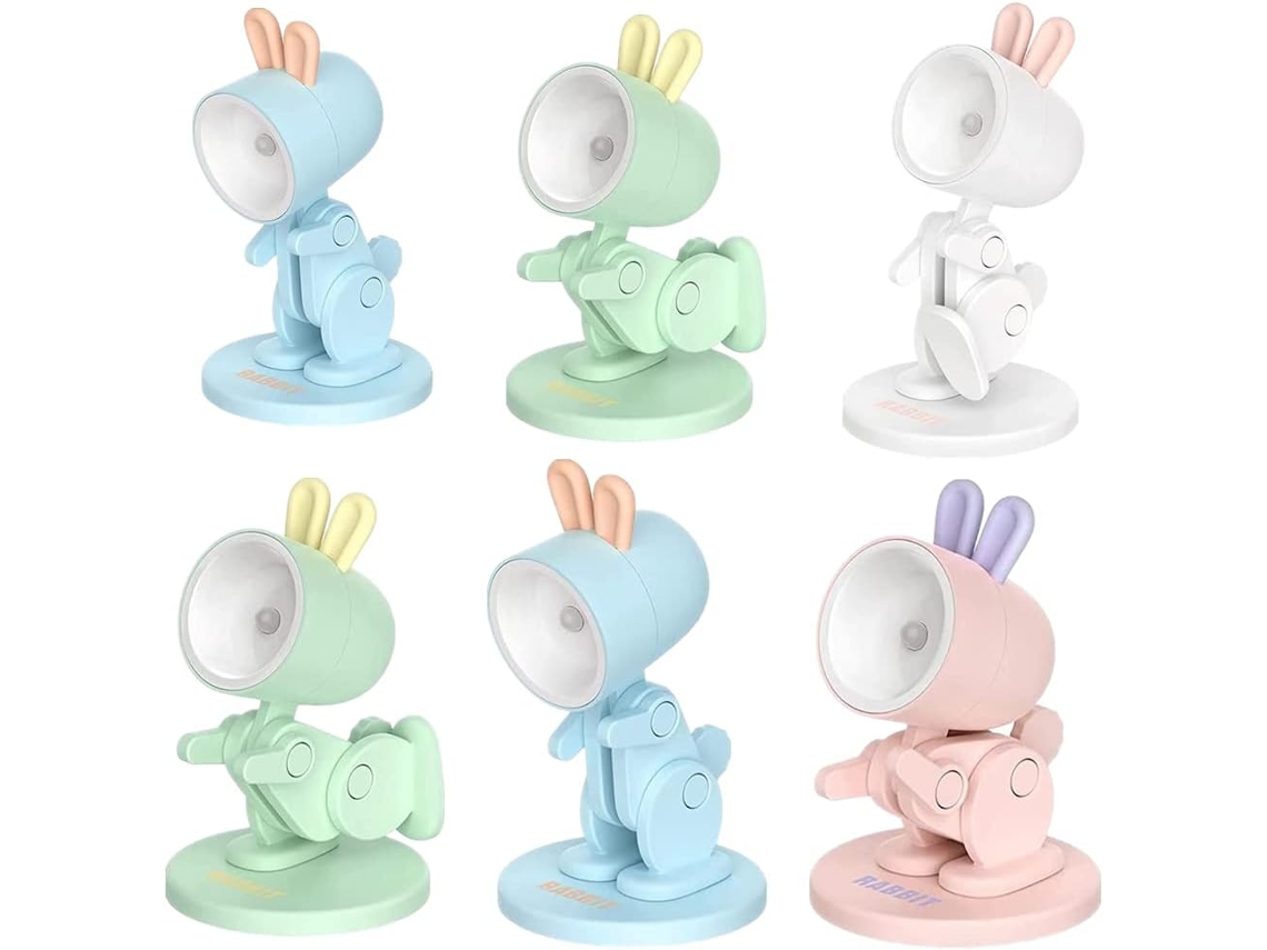 Luminária Noturna Led Criativa, Suporte Para Celular, Mini Luminária Noturna Infantil, Suporte Ajustável Para Celular