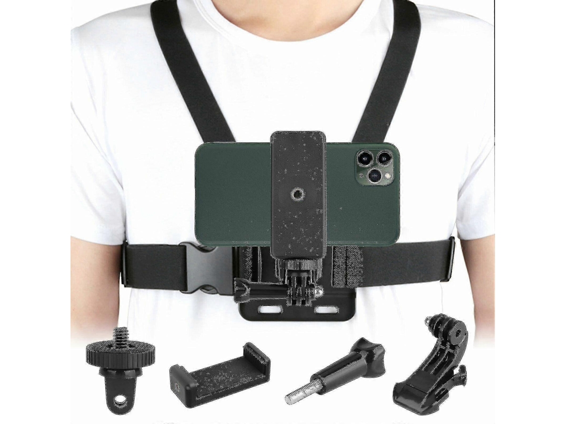 Lurelia Lcs Suporte De Peito Com Alça Para Iphone, Gopro E Android