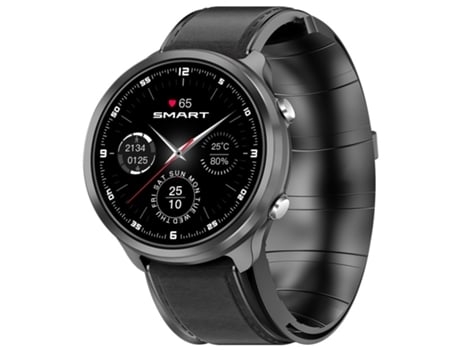 Smartwatches Multifuncional Tela Full Touch Ips Hd de 1 3 Polegadas 30 Dias em Espera Preto AUJEZON