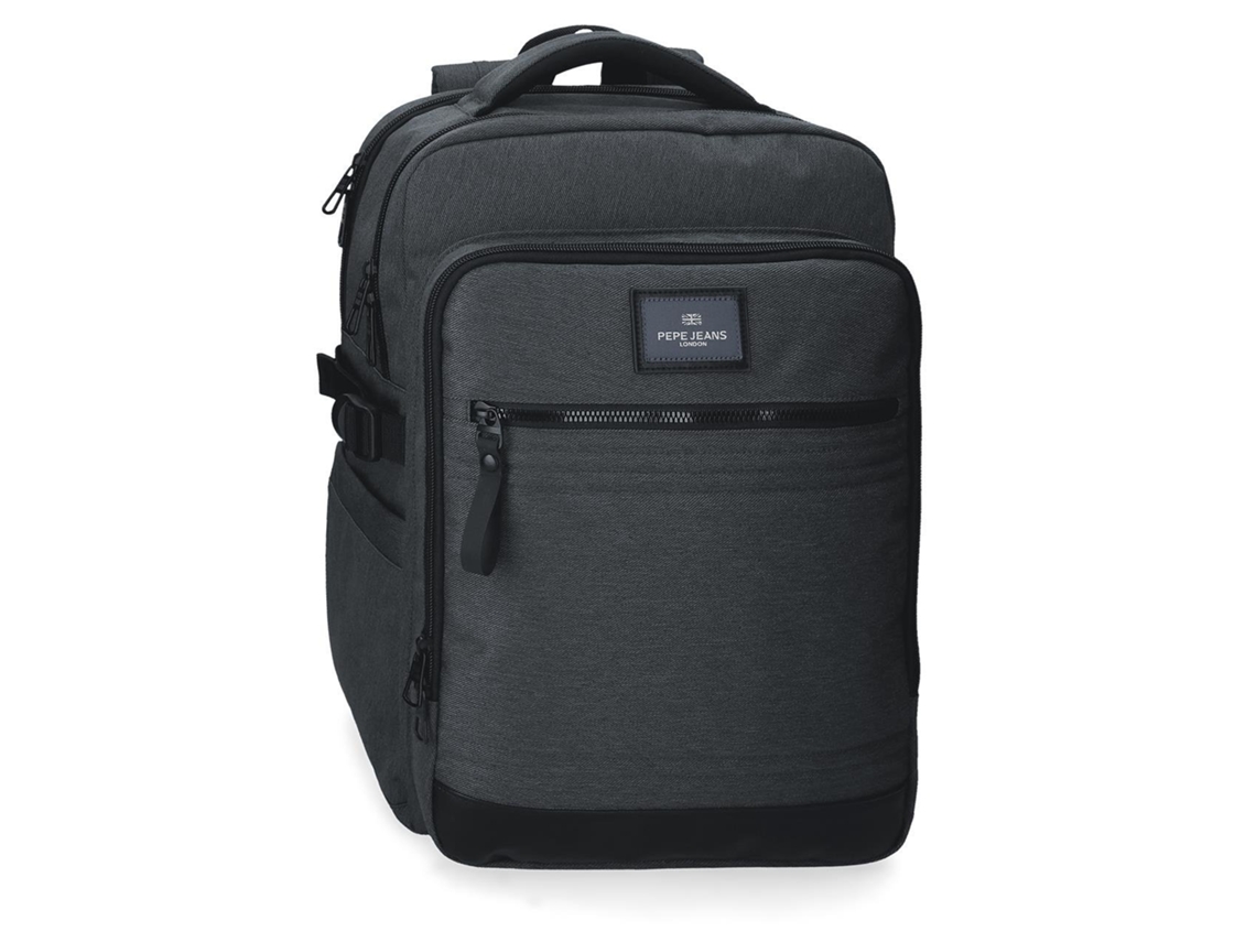 Mochila Porta Computador Whitton 40cm Preto Pepe Jeans