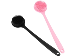 Conjunto De Escova Banho Prática Mikinona Com Cabo Silicone Para Pernas