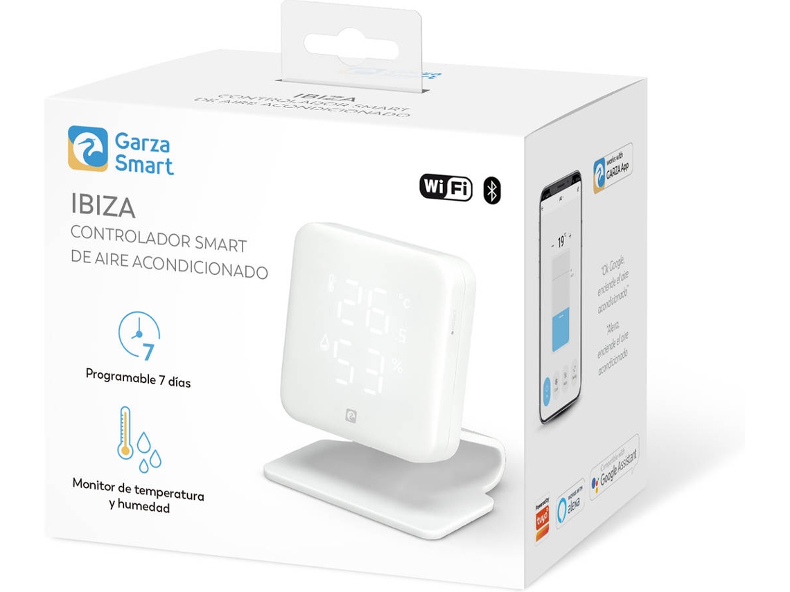 Controlador Inteligente de Ar Condicionado GARZA com Sensor de Temperatura e Umidade