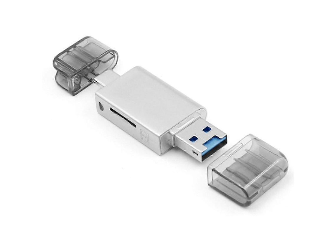 Adaptador De Leitor De Cartão De Memória Usb C Para Nm Nano Tf Micro Sd Para Celulares E Laptops Com Suporte Usb 2.0