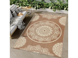 Tapiete De Exterior 150 X 245 Cm - Impermeável - Reversível - Plástico - Leve - Resistente Ao Tempo - Tapiete De Jardim
