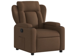 Recliner Chair, Recliner Chairs Vidaxl Marrom Tecido