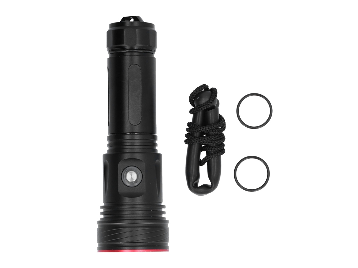 Lanterna de Mergulho Profissional Xhp70.2 3000lm Ip68 Impermeável para Mergulho Pesca Acampamento | S/MARCA