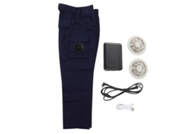 Calças De Trabalho Masculinas Laxiscreed Com Ventilador Integrado Para Maior Conforto No Verão