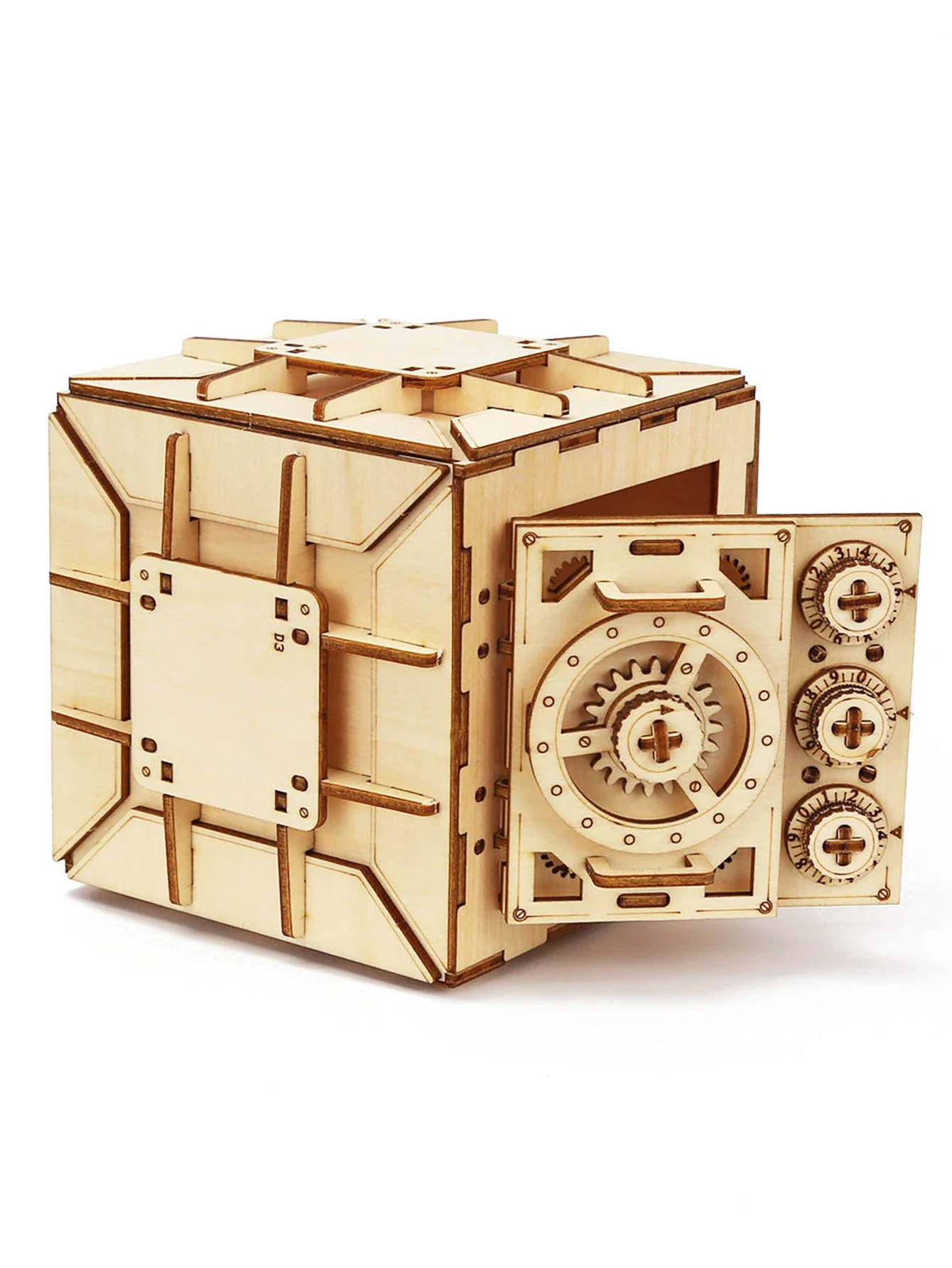 Armário/caixa de Armazenamento para Quebra cabeças 3d de Madeira, Incluindo Kit Modular. MDUG