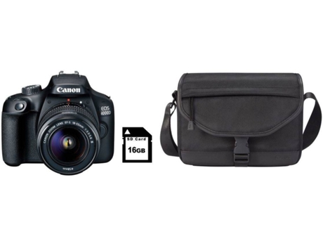 Kit Máquina Fotográfica Reflex  EOS 4000D + 18-55DC III VUK (APS-C)