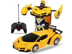 Carro Rc Laxiscreed Amarelo Com Sensor De Deformação Para Diversão E Durabilidade