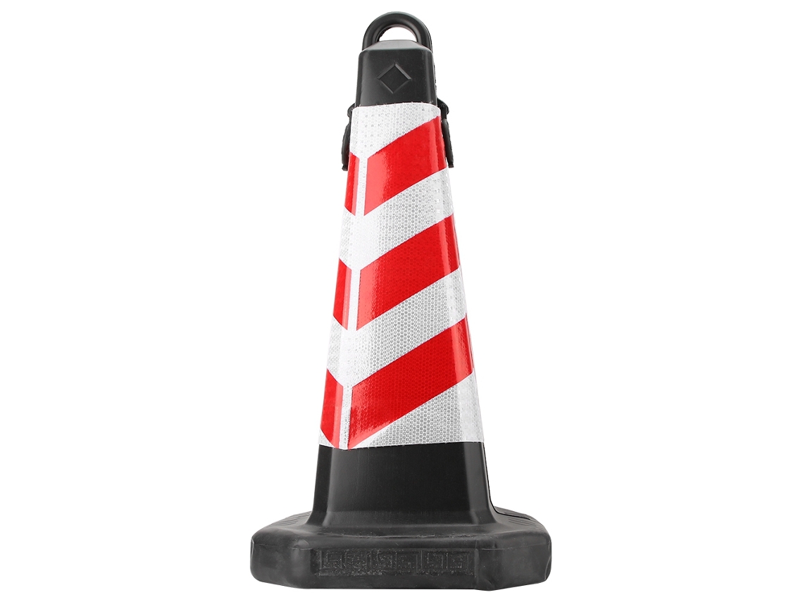 Cone De Trânsito De Plástico (refletivo, Vermelho E Branco)