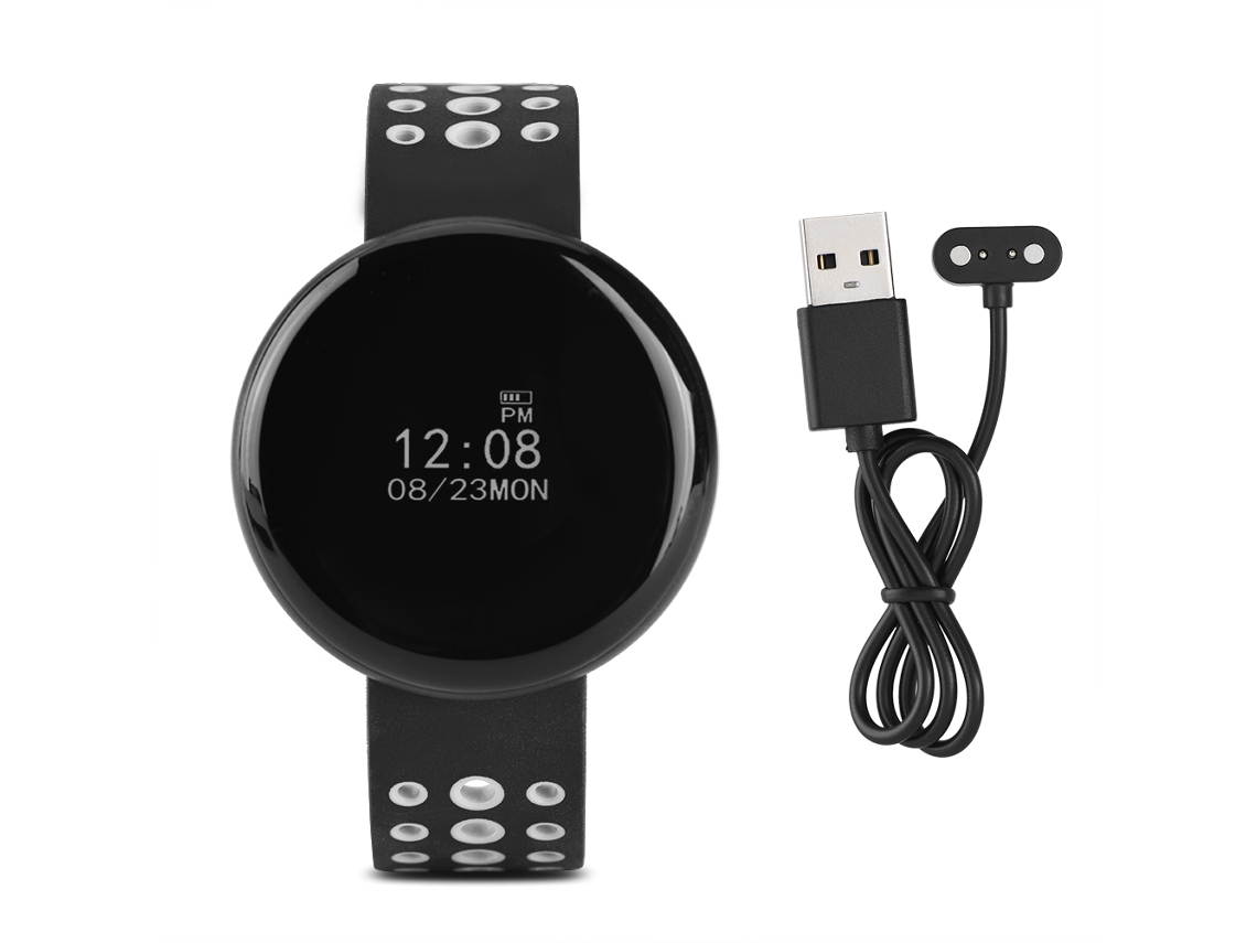 Pulseira esportiva EOOCOO com monitoramento de frequência cardíaca e resistência à água IP68