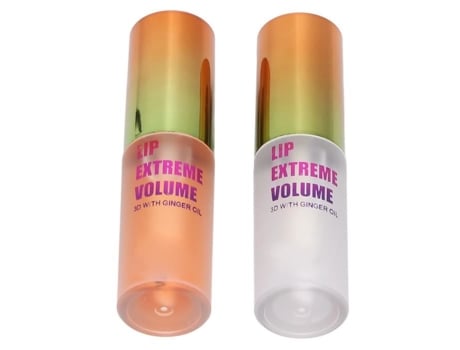 Lex Sérum Repulpante Para Os Lábios 2pcs 4.5g Aumento Dos Lábios Extração De Plantas Hidratante Reduzir As Linhas Finas Brilho Higiene Vermelho - Qqmo